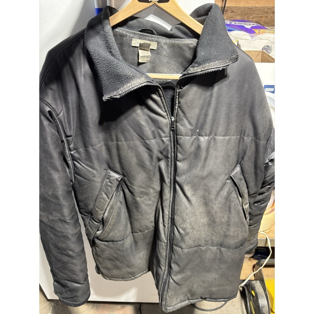 Zegna Sport Black Lined Coat Size XL - Picture 3 of 14
